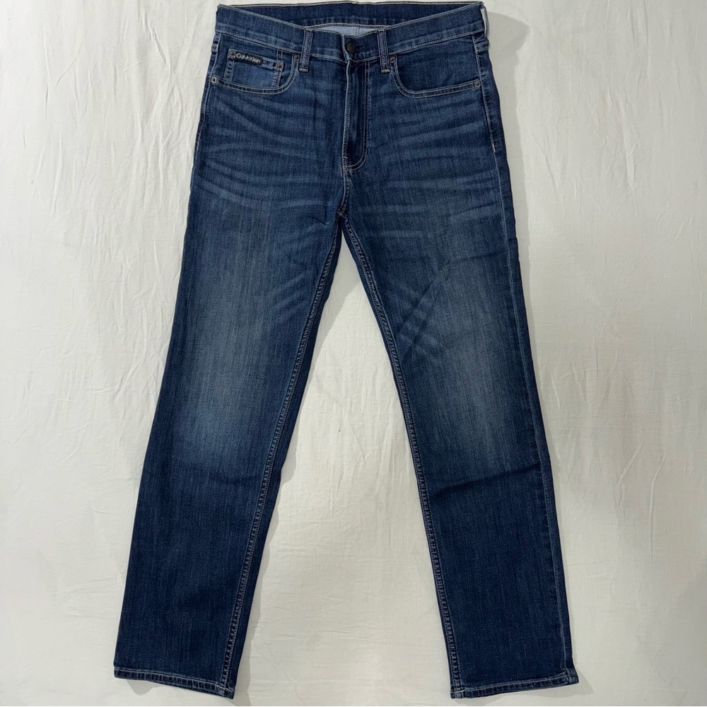 Calvin Klein Mens Straight High Stretch Jeans